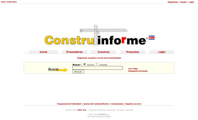 Construinforme logo and website design